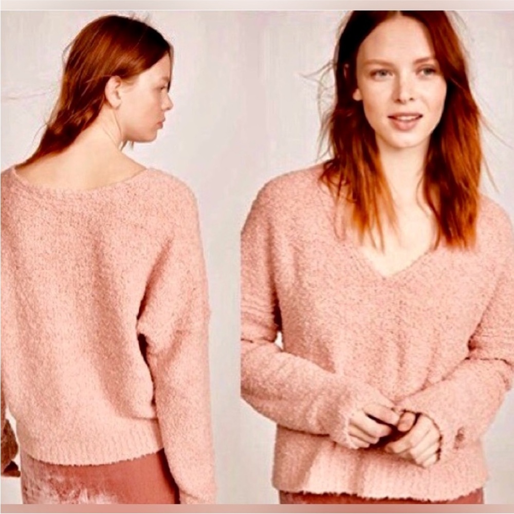 NWT FREE PEOPLE FINDERS KEEPERS V NECK SWEATER MEDIUM